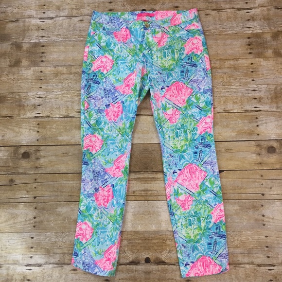 NWT Lilly Pulitzer Bohemian Queen Kelly Pants - Picture 6 of 6